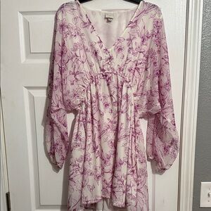 a new day Pink Floral Dress